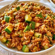 Beef Zucchini Casserole for 6 Servings