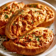 High Protein Buffalo Chicken Football Pockets