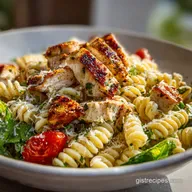 Caesar Pasta Salad: Healthy Chicken Twist