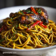 Creamy Rasta Pasta Recipe with Jerk Chicken