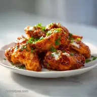 Game Day Recipe with Buffalo Wings for 4 Servings