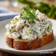 Dill Pickle Chicken Salad Recipe for 4 Servings