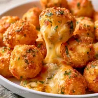 Fried Mozzarella Puffs in 30 Minutes