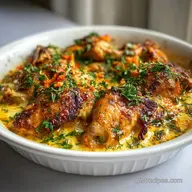 Garlic Butter Chicken Dump Bake Casserole