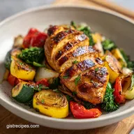 Grilled Chicken Veggie Meal Prep for 4 Servings