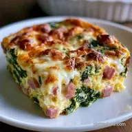 Ham and Cheese Egg Bake Meal Prep