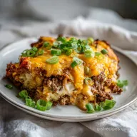 Delicious Cheesy Low Carb Taco Bake for 6 Servings
