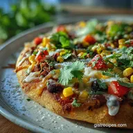 Mexican Pizza Recipe with Crispy Shells