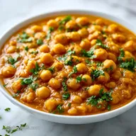 Simple Chickpea Curry with Coconut Milk