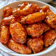 Crispy Sweet Hot Chicken Wings