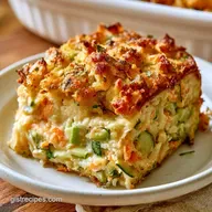 Zucchini Stuffing Casserole in 45 Min