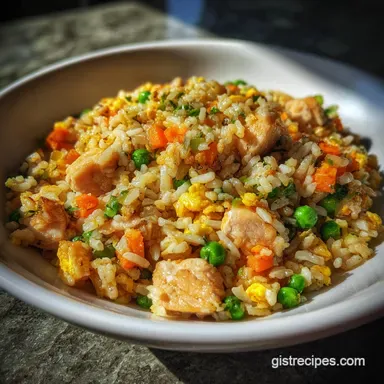 Chicken Fried Rice: Ready in 30 Min, Pan-Seared