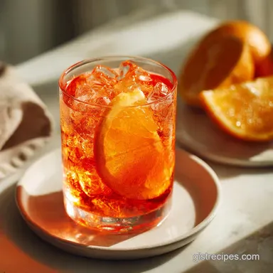 Spritz Cocktail Recipe with Aperol in 3 Minutes Recipe Card
