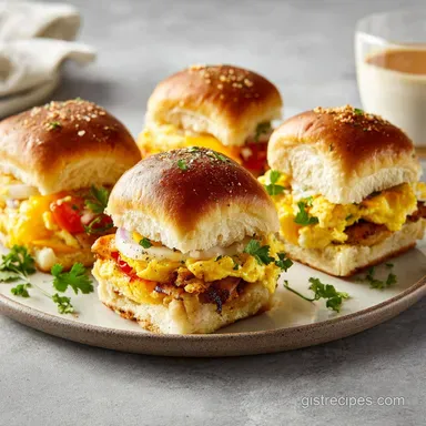 Breakfast Sliders: Baked with Hawaiian Rolls in 40 Minutes