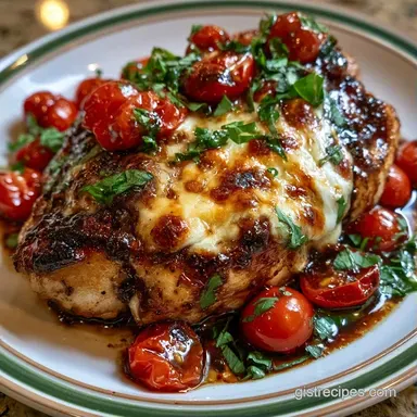 Caprese Chicken in 35 Minutes Recipe Card