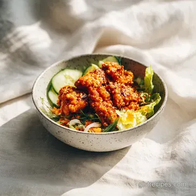 Bang Bang Chicken Bowl in 30 Minutes with Crispy Chicken