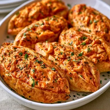 Buffalo Chicken Pockets in 25 Minutes Recipe Card