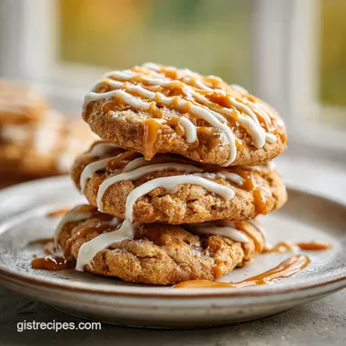 Caramel Apple Cookies with Fresh Apples in 32 Minutes
