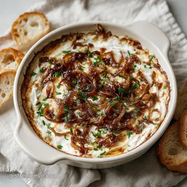 Caramelized Onion Dip Recipe for 11 Servings
