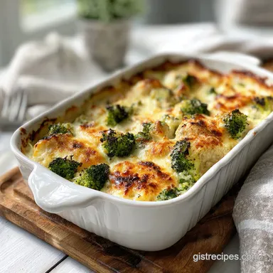 Chicken Divan Bake with Broccoli in 30 Minutes Recipe Card