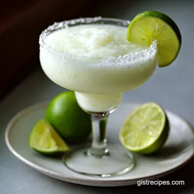 Christmas Margarita Recipe with Coconut in 5 Minutes Recipe Card