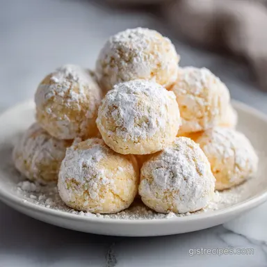 Sweetened Condensed Milk Snowball Cookies in 22 Minutes