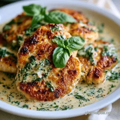 Creamy Basil Chicken in 30 Minutes Recipe Card