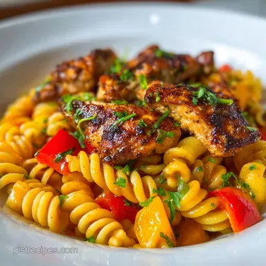Creamy Rasta Pasta Recipe with Jerk in 30 Minutes Recipe Card