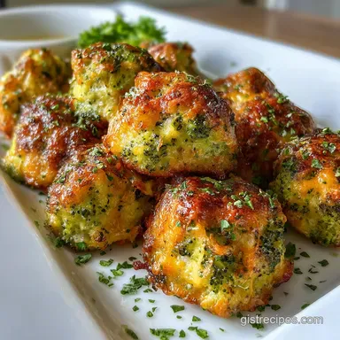 Broccoli Cheese Bites: Crispy Baked in 35 Minutes