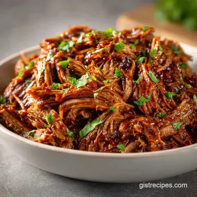 Crock Pot BBQ Brisket for 8 Servings Recipe Card