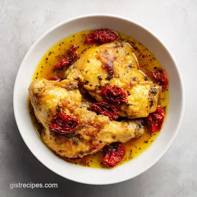 Tuscan Chicken with Sun-Dried Tomatoes Recipe Card