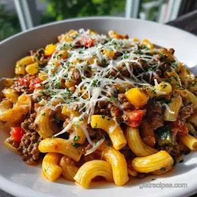 Crockpot Crack Beef Pasta Slow-Cooked Creamy Recipe Card