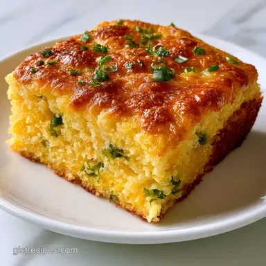 Easy Mexican Cornbread with Creamed Corn Recipe Card