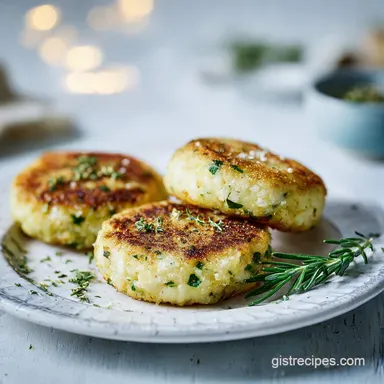 Quick Easy Stuffed Potato Cakes: Crispy Beef Pockets in 20 Minutes Recipe Card