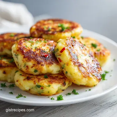 Quick Easy Stuffed Potato Cakes: Crispy Beef Pockets in 20 Minutes