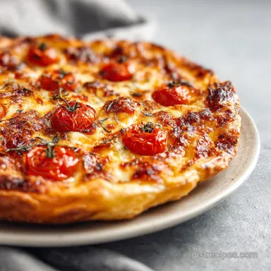 Easy Thin Crust Pizza Recipe in 25 Minutes Recipe Card