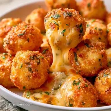 Fried Mozzarella Puffs in 30 Minutes