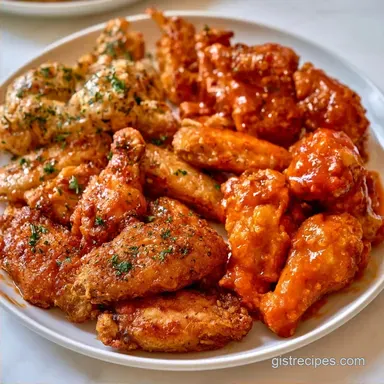 GameDay Baked Chicken Wings With 4 Party