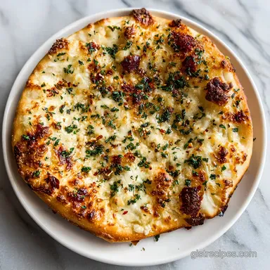 Garlic Bread Pizza for 4 Servings