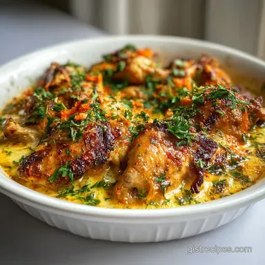 Garlic Butter Chicken Dump Bake Casserole: Crispy Baked