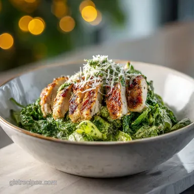 Green Goddess Salad with Parmesan Chicken for 4 Servings