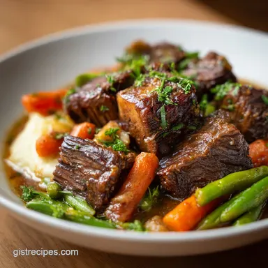 Short Rib Stew Recipe: 3.5 Hour Braise