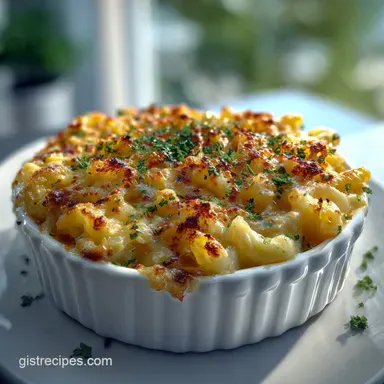 High Protein Baked Mac and Cheese: Crispy Baked