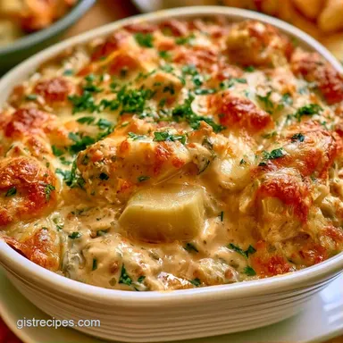 Hot Artichoke Dip in 30 Minutes Recipe Card