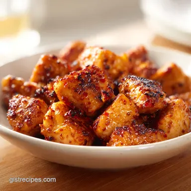 Juicy Oven Baked Chicken Bites for 4