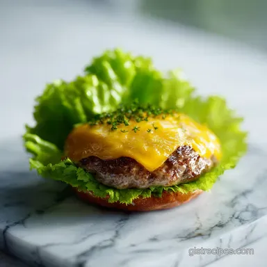 Lettuce Wrap Burger in 18 Minutes Recipe Card