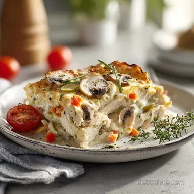 Million Dollar Chicken Bake with Cream Cheese for 6 Servings