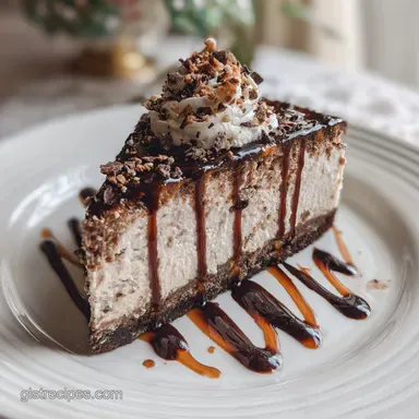 NoBake German Chocolate Cheesecake: No-Bake Recipe Card