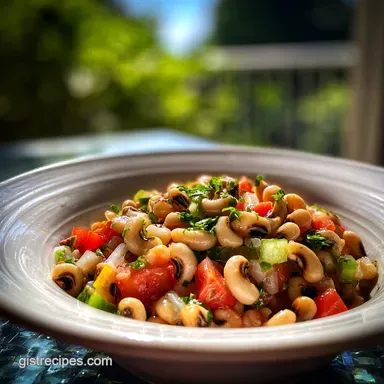 Southern Black Eyed Pea Salad in 45 Minutes