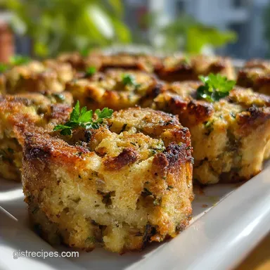 Stuffing Balls Recipe: Crispy Baked for Holiday Parties